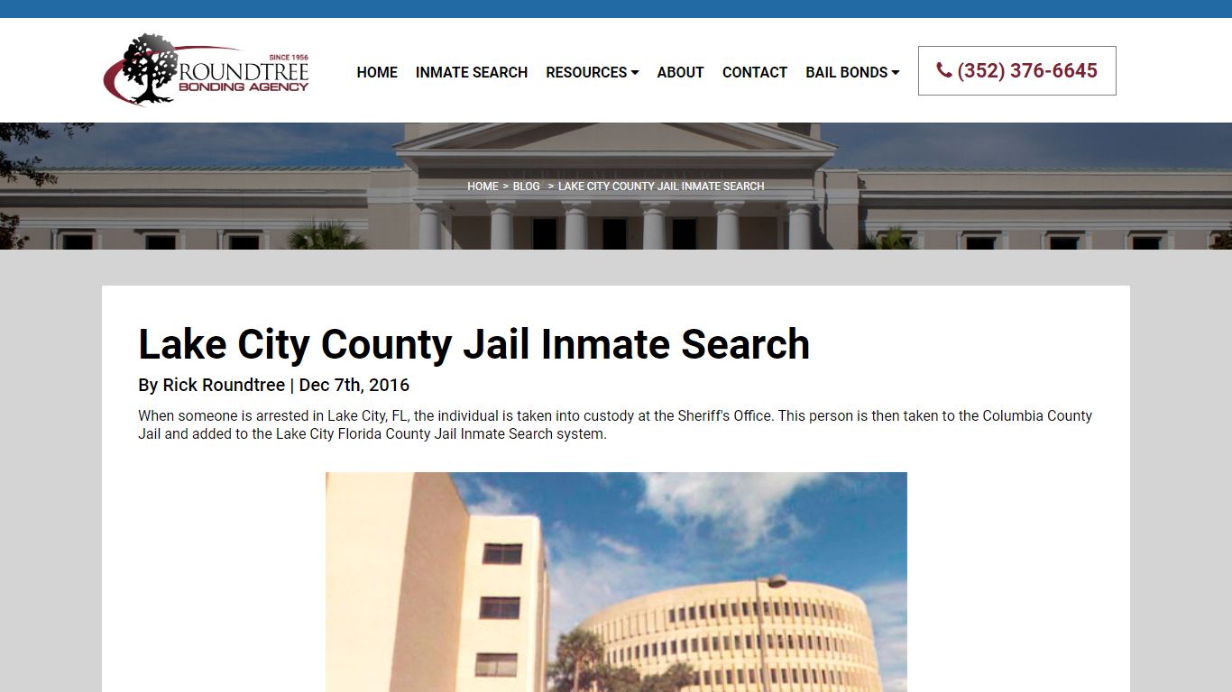 Lake City County Jail Inmate Search - Florida Bail Bonds
